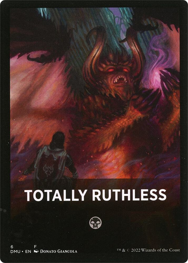 Totally Ruthless Theme Card 6 card from Dominaria United
