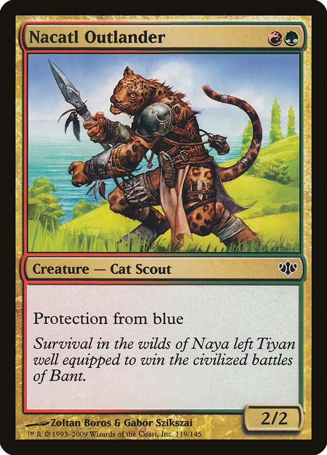Nacatl Outlander 119 card from Conflux