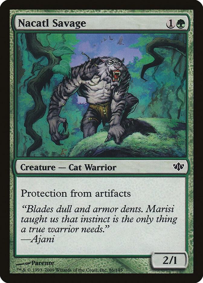 Nacatl Savage 86 card from Conflux