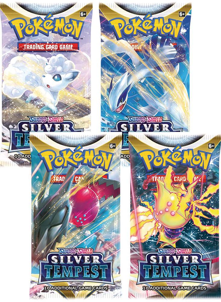 Silver Tempest Booster Pack Art Bundle [Set of 4] card from SWSH12: Silver Tempest