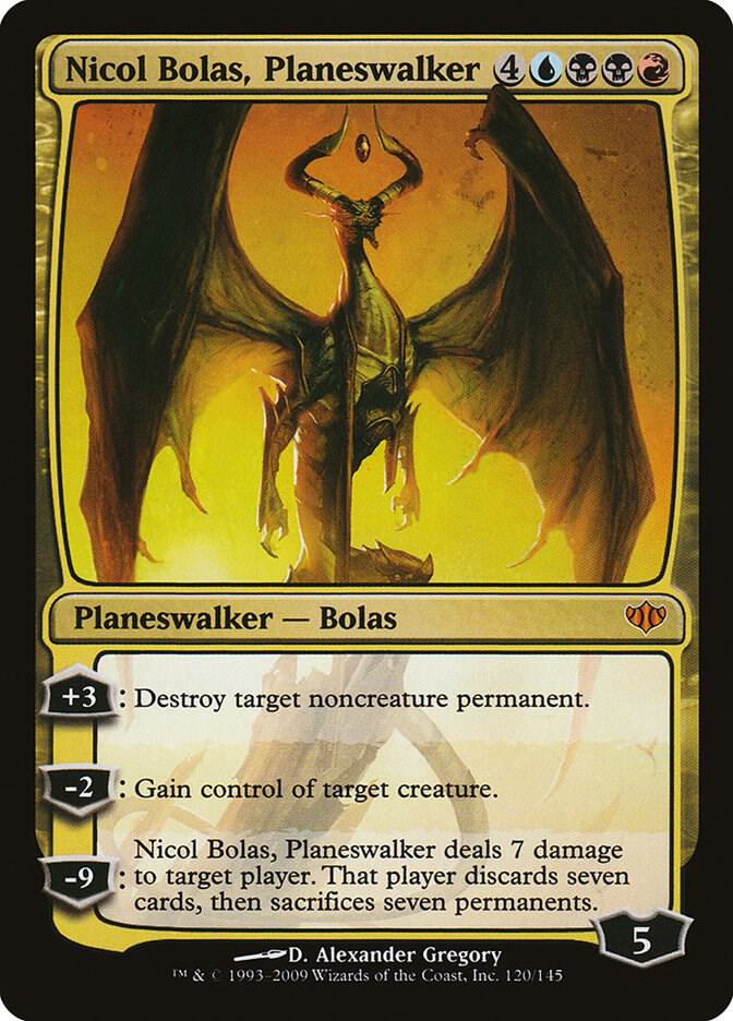Nicol Bolas, Planeswalker 120 card from Conflux