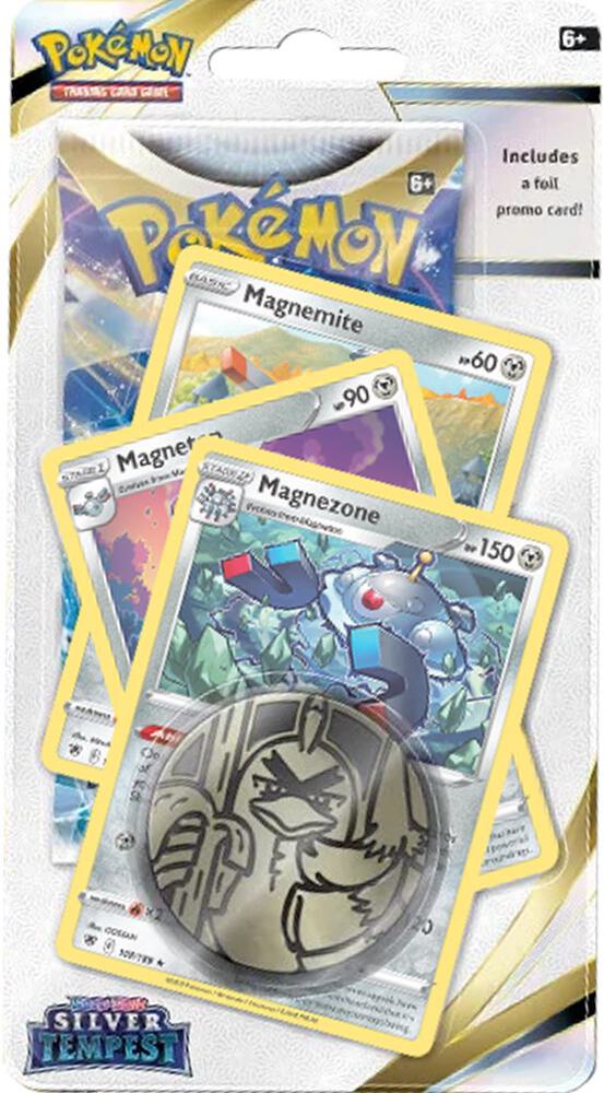 Silver Tempest Premium Checklane Blister [Magnezone] card from SWSH12: Silver Tempest