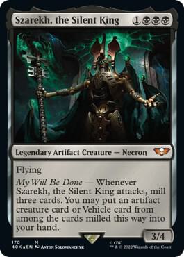 Szarekh, the Silent King 170 card from Universes Beyond: Warhammer 40,000