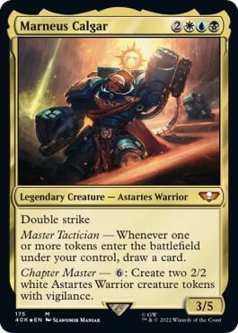 Marneus Calgar 175 card from Universes Beyond: Warhammer 40,000