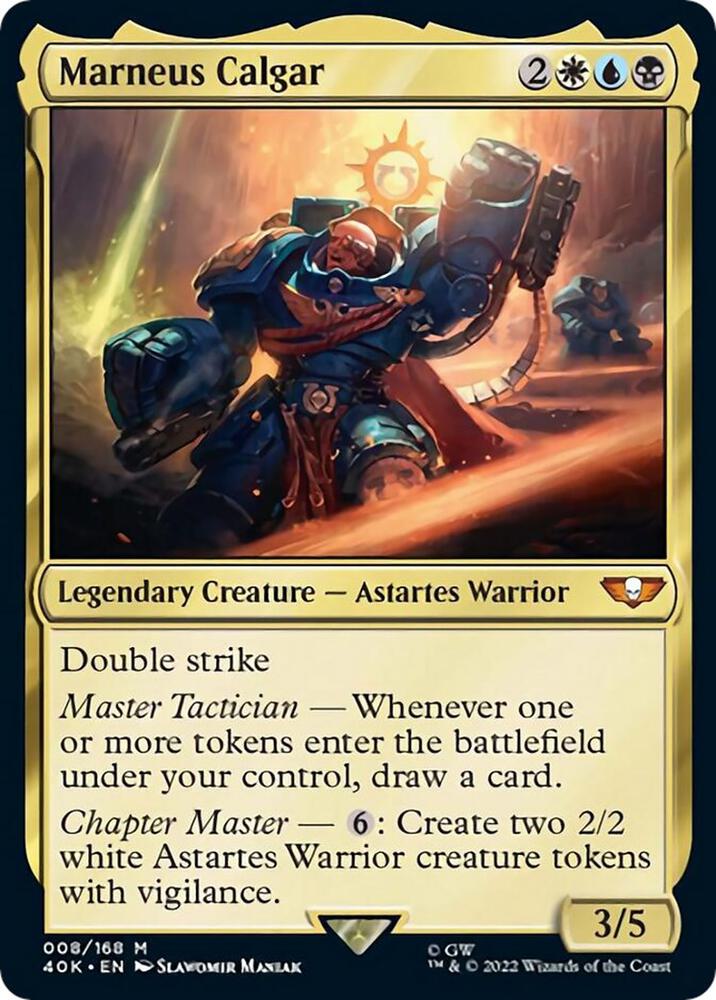 Marneus Calgar (Surge Foil) 8 card from Universes Beyond: Warhammer 40,000
