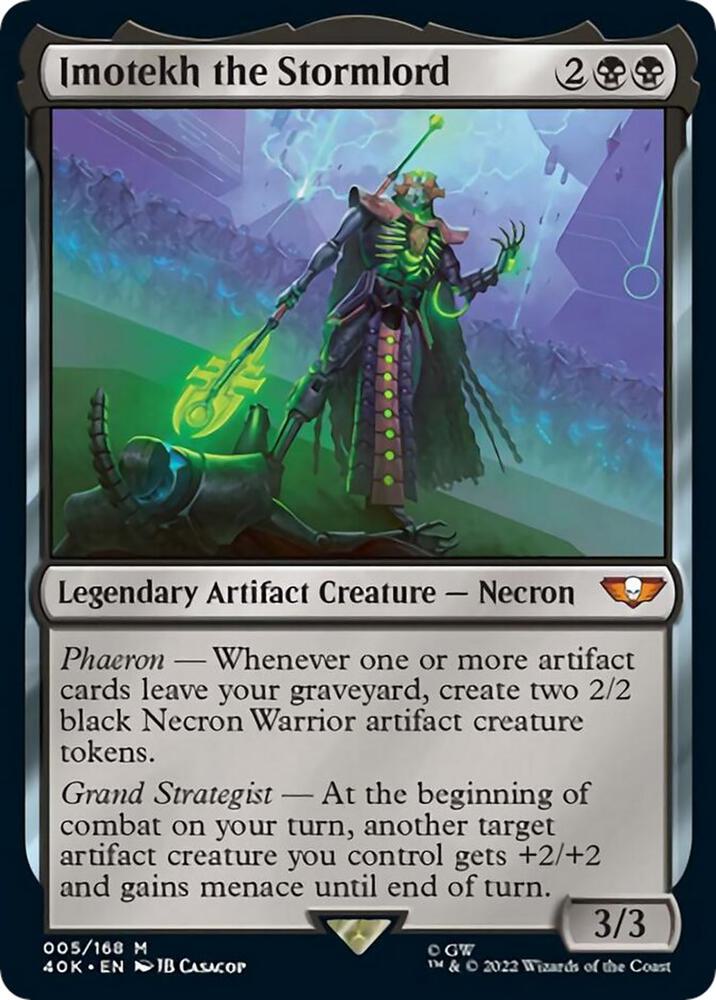 Imotekh the Stormlord (Surge Foil) 5 card from Universes Beyond: Warhammer 40,000