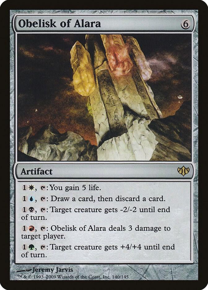 Obelisk of Alara 140 card from Conflux