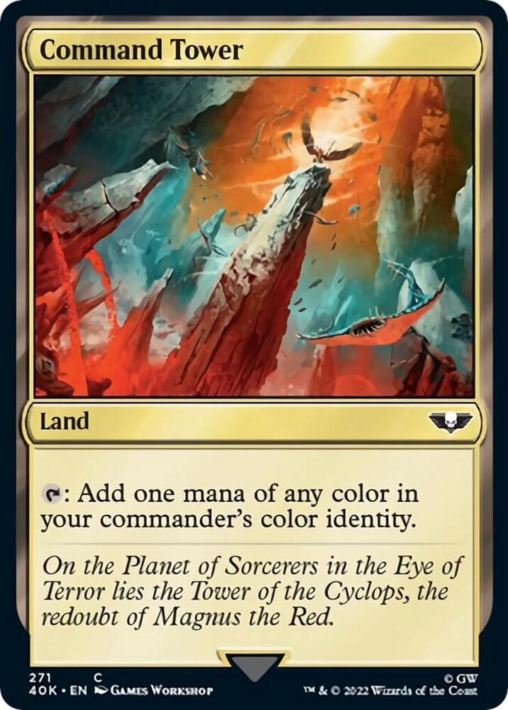 Command Tower 271 card from Universes Beyond: Warhammer 40,000
