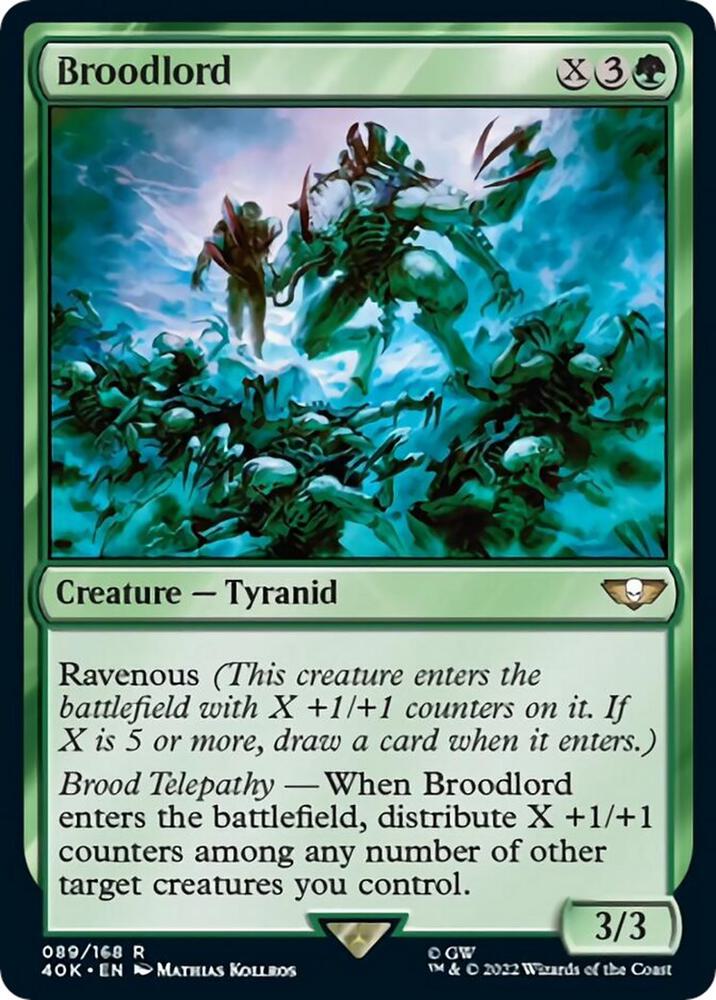 Broodlord (Surge Foil) 89 card from Universes Beyond: Warhammer 40,000