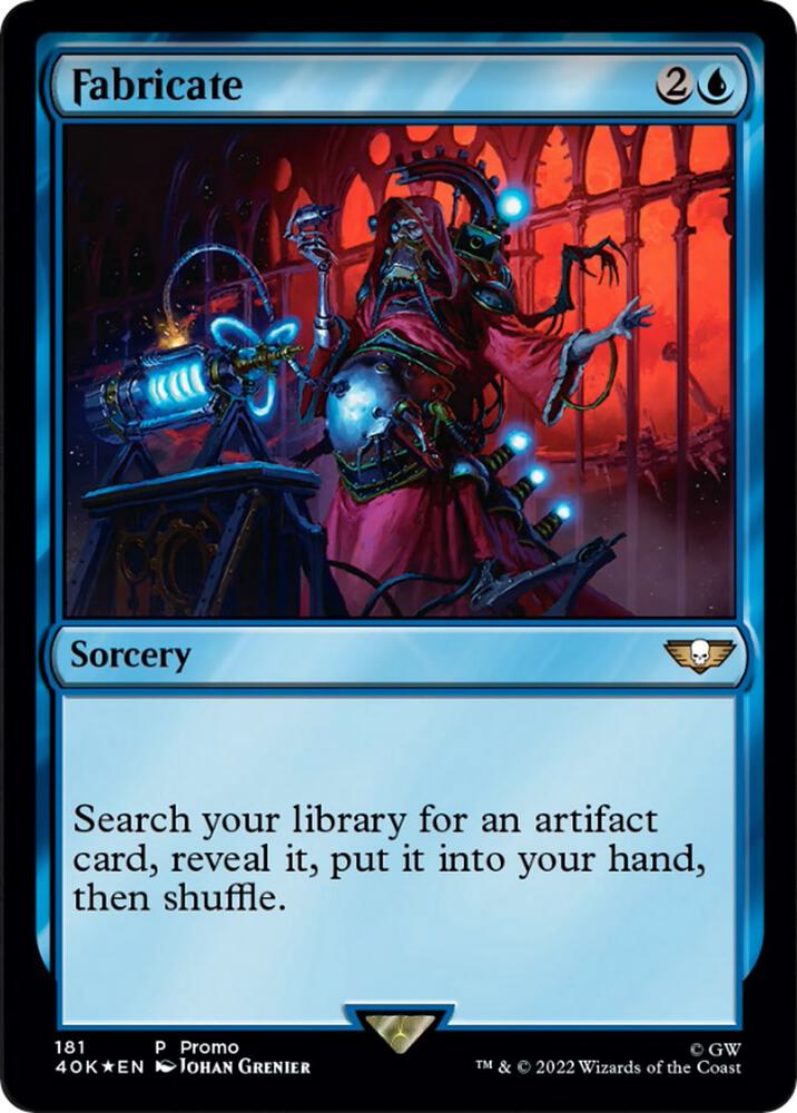 Fabricate 181 card from Launch Party & Release Event Promos