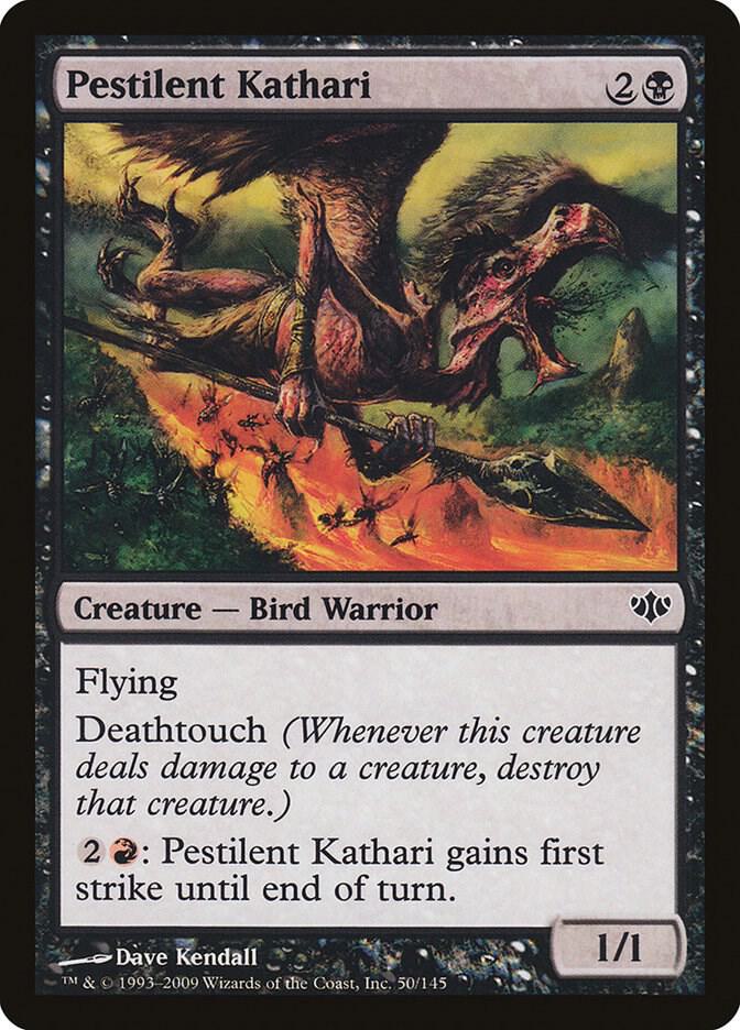 Pestilent Kathari 50 card from Conflux