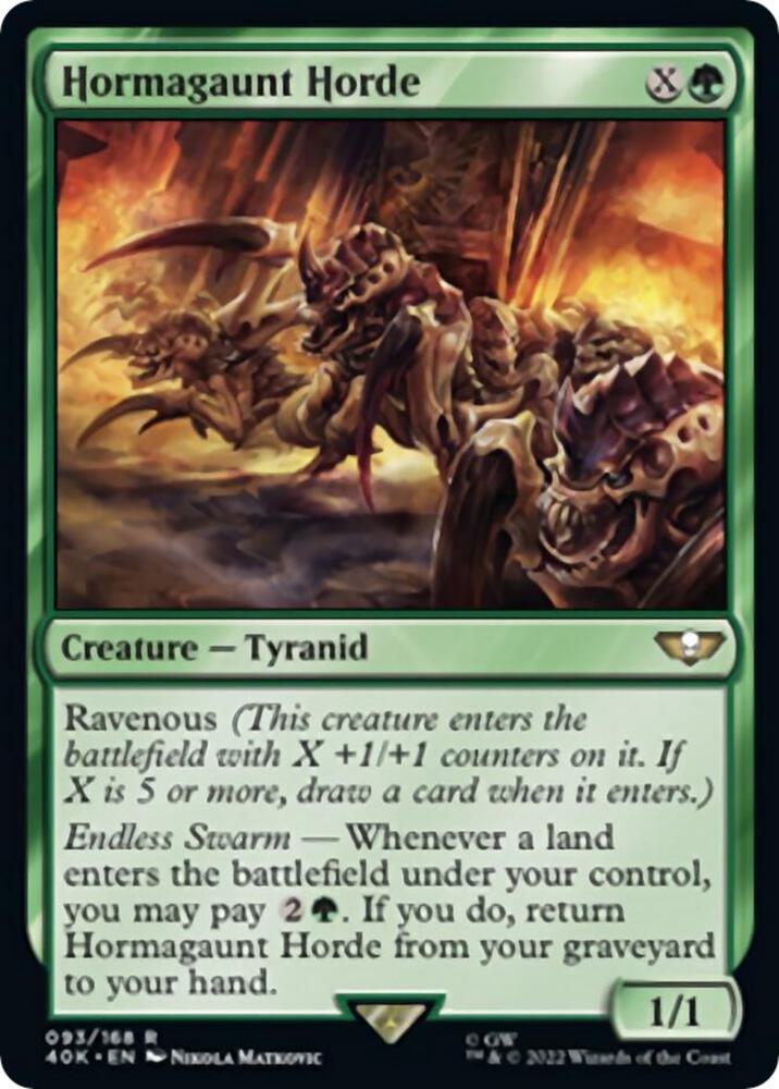 Hormagaunt Horde 93 card from Universes Beyond: Warhammer 40,000
