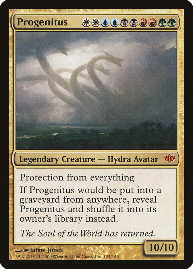 Progenitus 121 card from Conflux