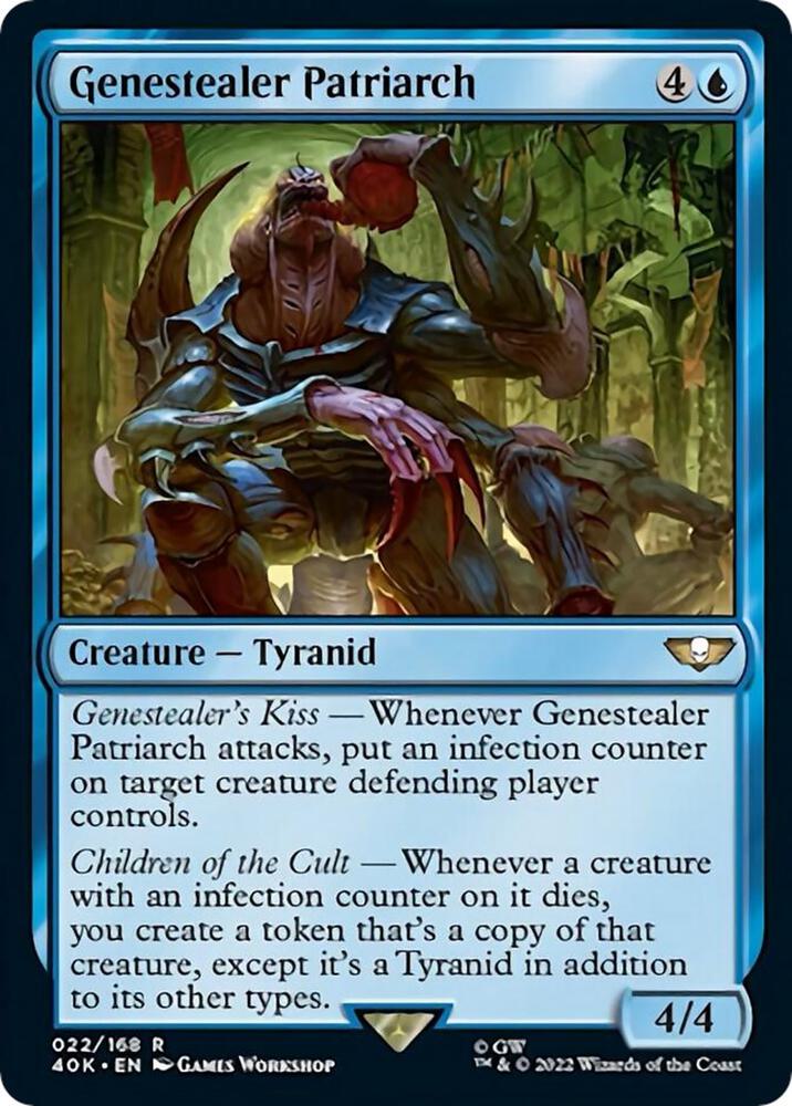 Genestealer Patriarch 22 card from Universes Beyond: Warhammer 40,000