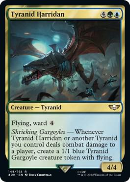 Tyranid Harridan 144 card from Universes Beyond: Warhammer 40,000