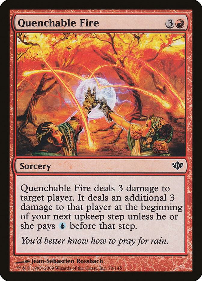Quenchable Fire 70 card from Conflux