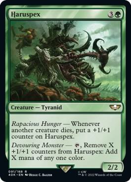 Haruspex (Surge Foil) 91 card from Universes Beyond: Warhammer 40,000