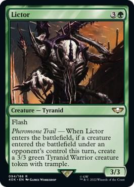 Lictor 94 card from Universes Beyond: Warhammer 40,000