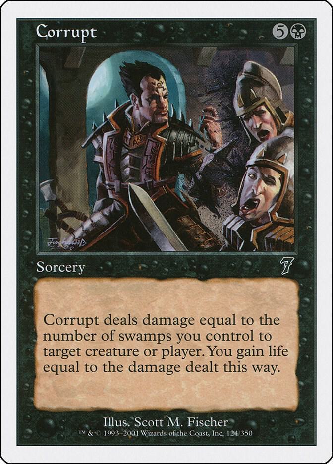 Corrupt 124 card from 7th Edition