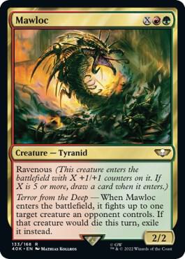Mawloc 133 card from Universes Beyond: Warhammer 40,000