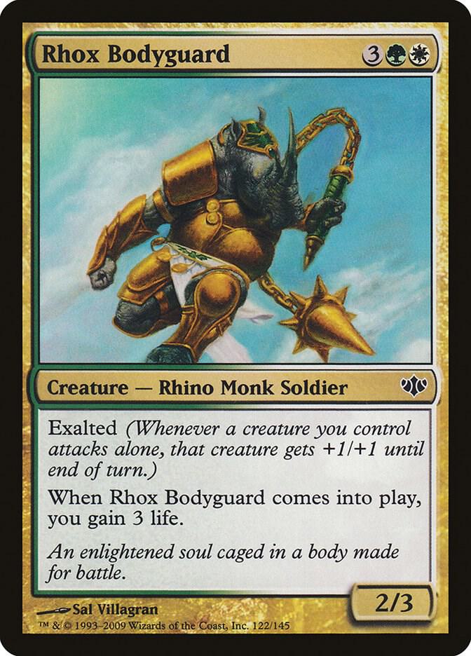 Rhox Bodyguard 122 card from Conflux