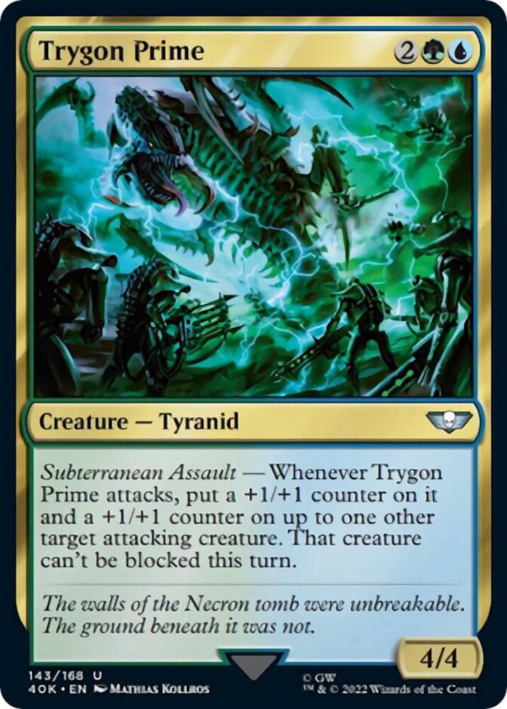 Trygon Prime (Surge Foil) 143 card from Universes Beyond: Warhammer 40,000