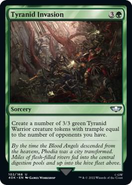 Tyranid Invasion 102 card from Universes Beyond: Warhammer 40,000