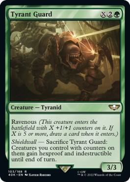 Tyrant Guard (Surge Foil) 103 card from Universes Beyond: Warhammer 40,000