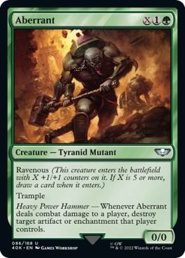Aberrant 86 card from Universes Beyond: Warhammer 40,000
