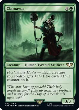Clamavus 90 card from Universes Beyond: Warhammer 40,000