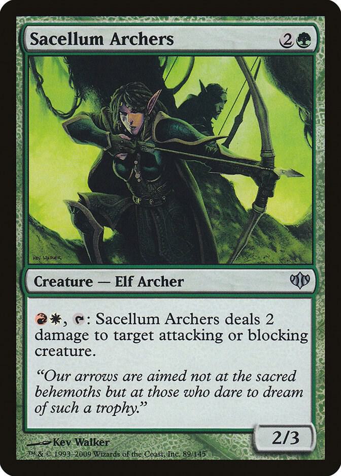 Sacellum Archers 89 card from Conflux