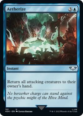 Aetherize 191 card from Universes Beyond: Warhammer 40,000