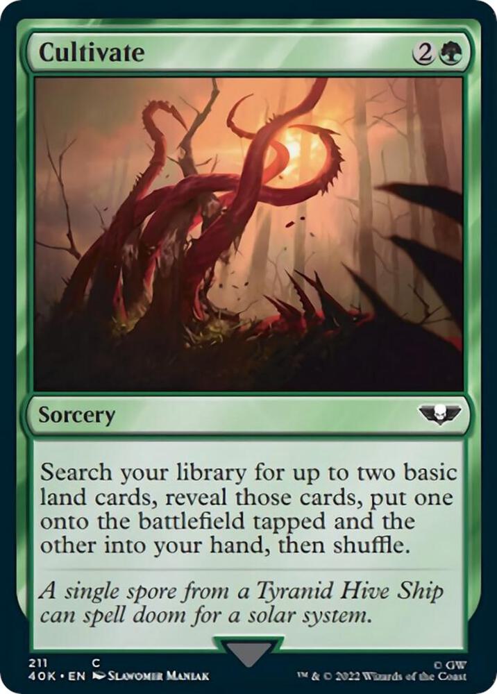 Cultivate 211 card from Universes Beyond: Warhammer 40,000