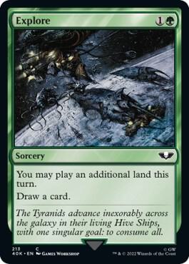 Explore (Surge Foil) 213 card from Universes Beyond: Warhammer 40,000