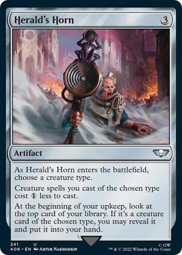 Herald's Horn 241 card from Universes Beyond: Warhammer 40,000