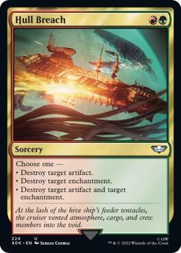 Hull Breach (Surge Foil) 224 card from Universes Beyond: Warhammer 40,000