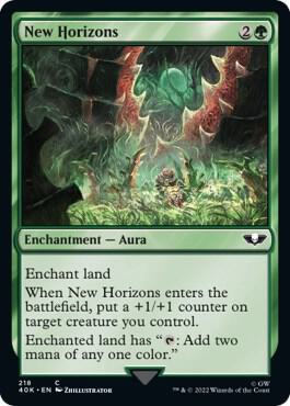 New Horizons 218 card from Universes Beyond: Warhammer 40,000