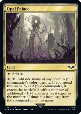 Opal Palace (Surge Foil) 286 card from Universes Beyond: Warhammer 40,000