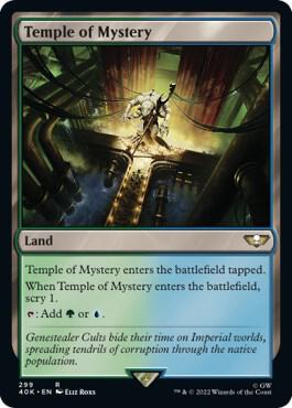 Temple of Mystery (Surge Foil) 299 card from Universes Beyond: Warhammer 40,000