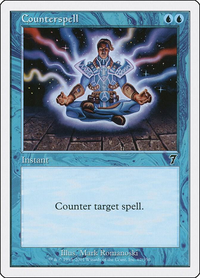 Counterspell 67 card from 7th Edition