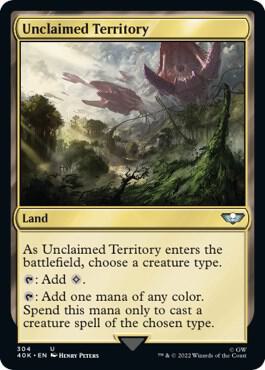 Unclaimed Territory 304 card from Universes Beyond: Warhammer 40,000