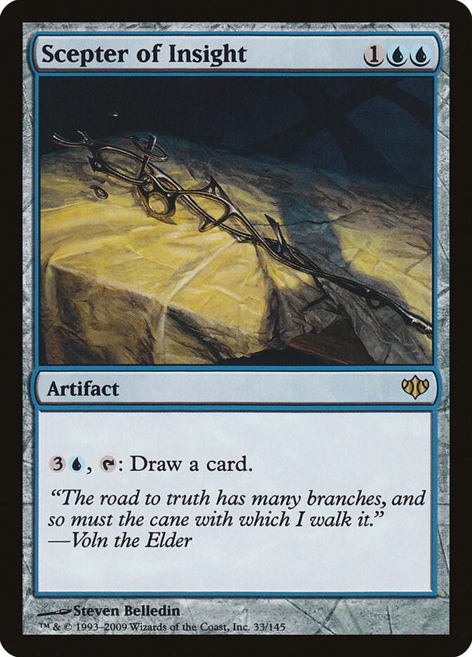 Scepter of Insight 33 card from Conflux