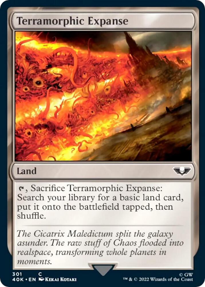 Terramorphic Expanse 301 card from Universes Beyond: Warhammer 40,000