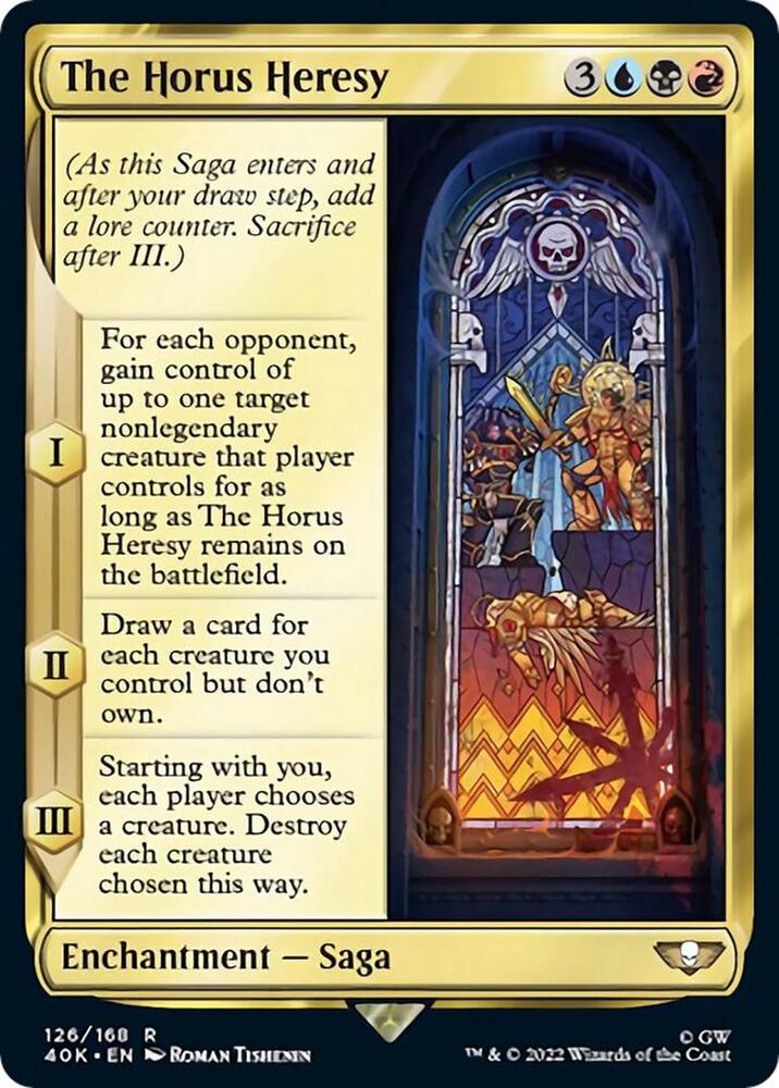The Horus Heresy (Surge Foil) 126 card from Universes Beyond: Warhammer 40,000