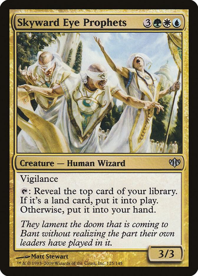 Skyward Eye Prophets 125 card from Conflux