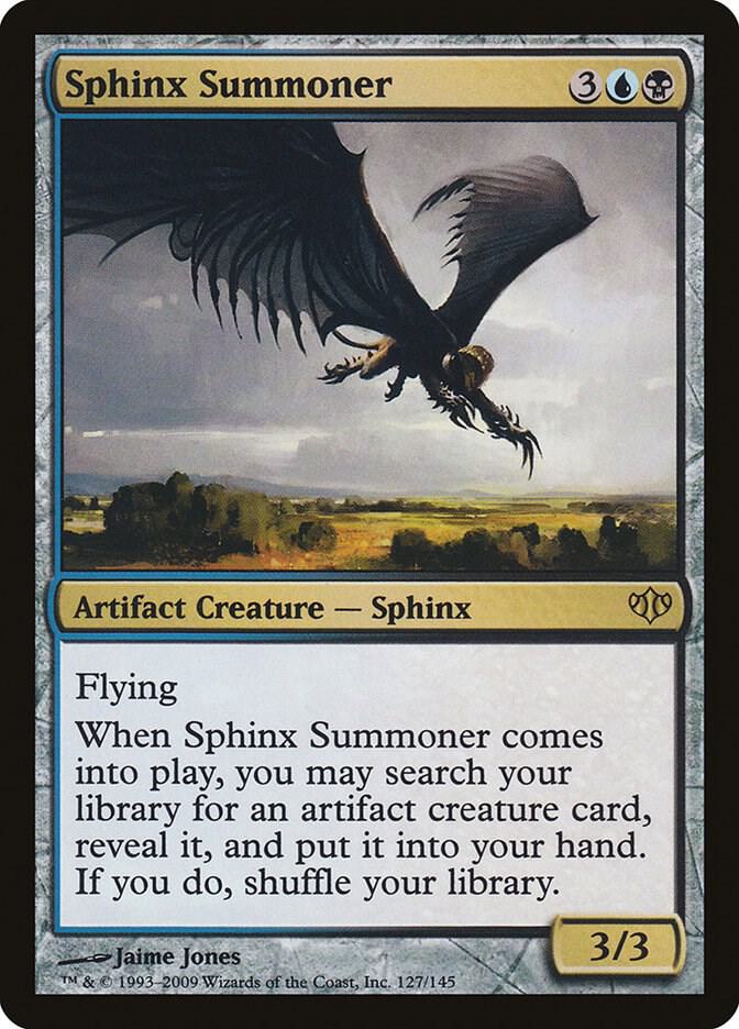 Sphinx Summoner 127 card from Conflux