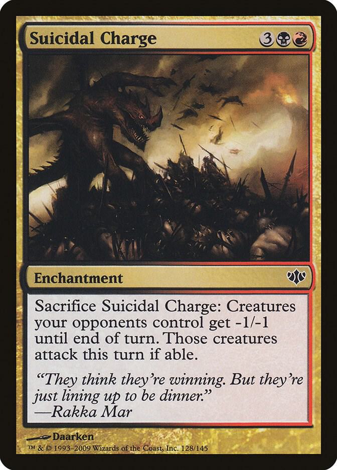 Suicidal Charge 128 card from Conflux