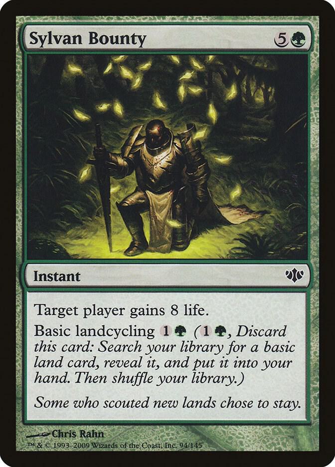 Sylvan Bounty 94 card from Conflux