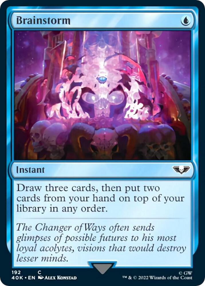 Brainstorm 192 card from Universes Beyond: Warhammer 40,000