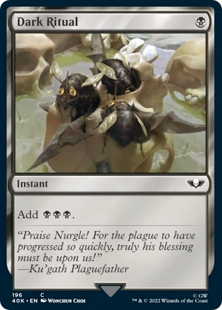 Dark Ritual 196 card from Universes Beyond: Warhammer 40,000